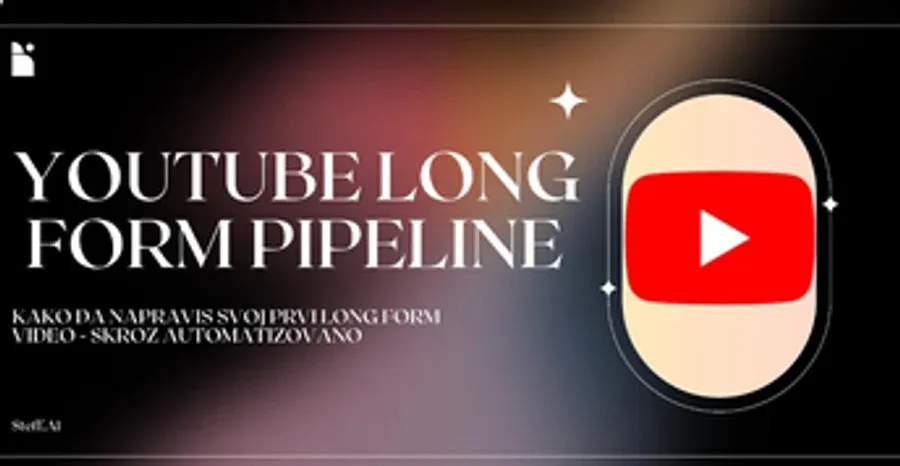 Cover kursa YouTube Long Form Pipeline