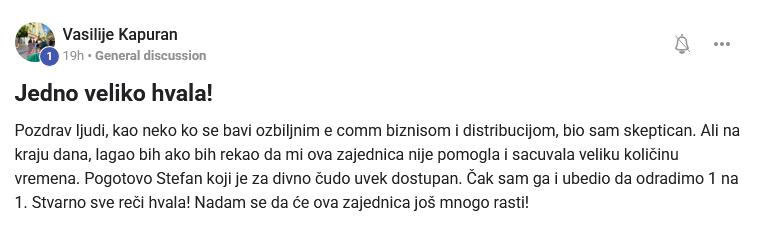 Objava člana zajednice Sve o AI